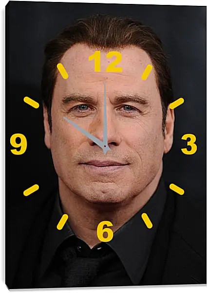 Часы картина - Джон Траволта. John Travolta Часы картина - Джон Траволта. John Travolta