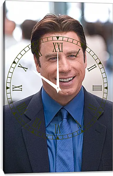 Часы картина - Джон Траволта. John Travolta Часы картина - Джон Траволта. John Travolta