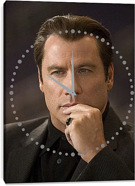 Часы картина - Джон Траволта. John Travolta Часы картина - Джон Траволта. John Travolta