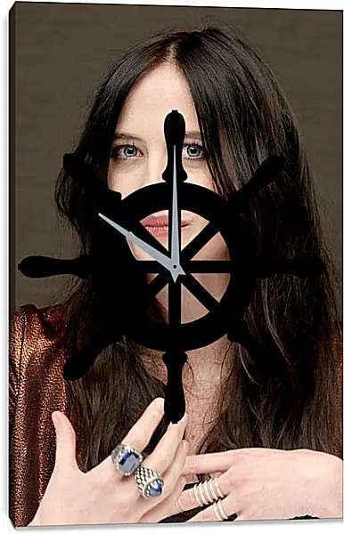 Часы картина - Ева Грин. Eva Green Часы картина - Ева Грин. Eva Green