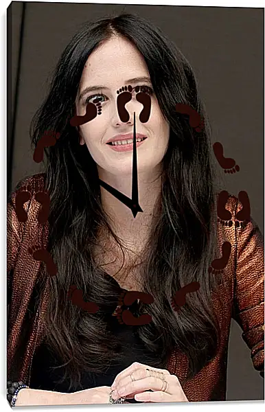 Часы картина - Ева Грин. Eva Green Часы картина - Ева Грин. Eva Green