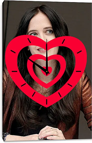Часы картина - Ева Грин. Eva Green Часы картина - Ева Грин. Eva Green