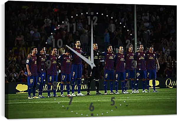 Часы картина - ФК Барселона. FC Barcelona Часы картина - ФК Барселона. FC Barcelona