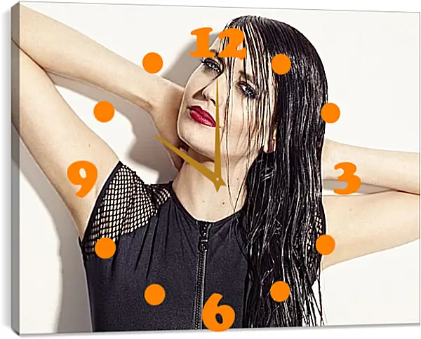Часы картина - Ева Грин. Eva Green Часы картина - Ева Грин. Eva Green