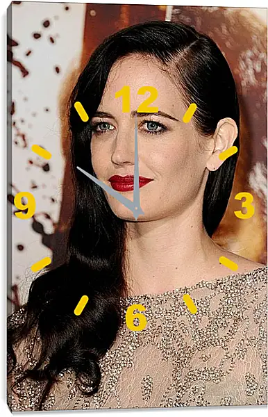 Часы картина - Ева Грин. Eva Green Часы картина - Ева Грин. Eva Green