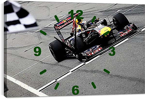 Часы картина - Формула 1 (F1) Часы картина - Формула 1 (F1)
