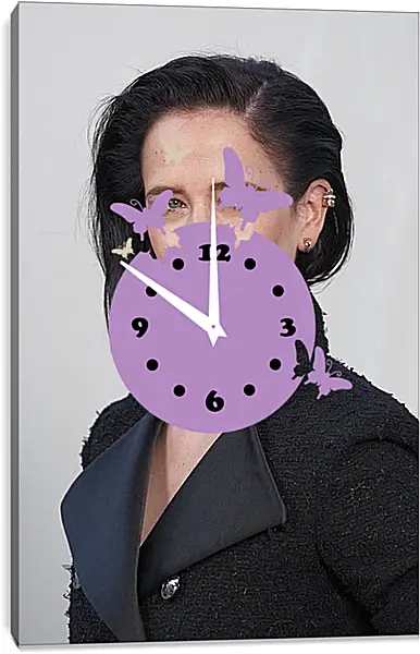 Часы картина - Ева Грин. Eva Green Часы картина - Ева Грин. Eva Green