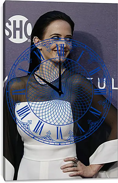 Часы картина - Ева Грин. Eva Green Часы картина - Ева Грин. Eva Green