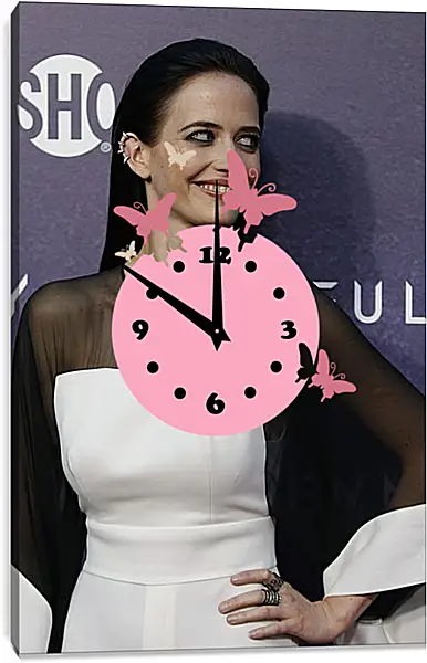 Часы картина - Ева Грин. Eva Green Часы картина - Ева Грин. Eva Green