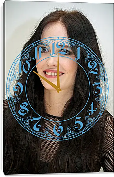 Часы картина - Ева Грин. Eva Green Часы картина - Ева Грин. Eva Green