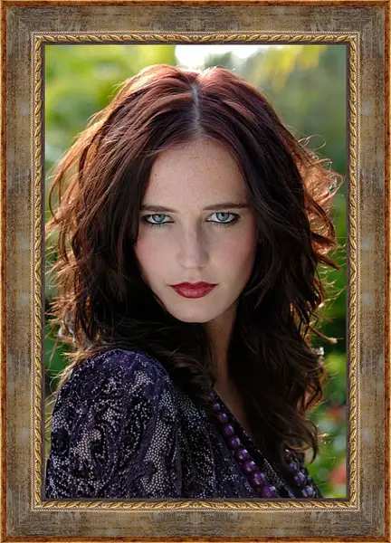 Картина в раме - Ева Грин. Eva Green Картина в раме - Ева Грин. Eva Green