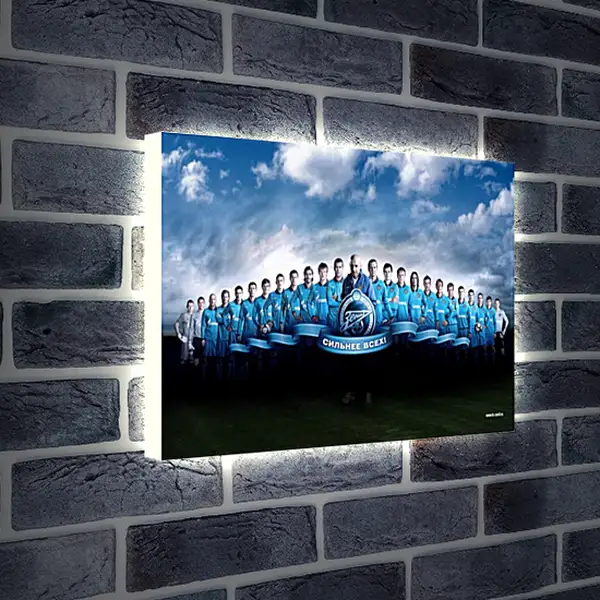 Лайтбокс световая панель - ФК Зенит Санкт-Петербург. FC Zenit St. Petersburg Лайтбокс световая панель - ФК Зенит Санкт-Петербург. FC Zenit St. Petersburg