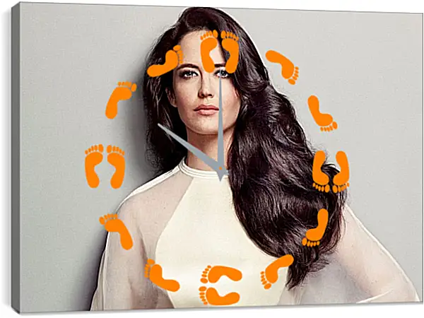 Часы картина - Ева Грин. Eva Green Часы картина - Ева Грин. Eva Green