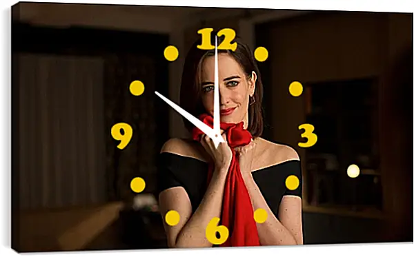 Часы картина - Ева Грин. Eva Green Часы картина - Ева Грин. Eva Green