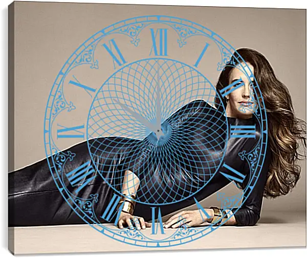 Часы картина - Ева Грин. Eva Green Часы картина - Ева Грин. Eva Green