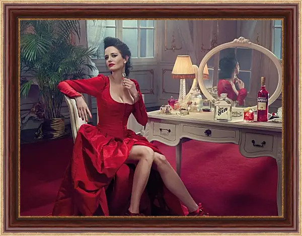 Картина в раме - Ева Грин. Eva Green Картина в раме - Ева Грин. Eva Green