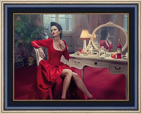 Картина в раме - Ева Грин. Eva Green Картина в раме - Ева Грин. Eva Green