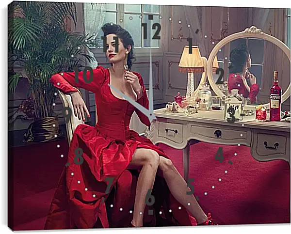 Часы картина - Ева Грин. Eva Green Часы картина - Ева Грин. Eva Green