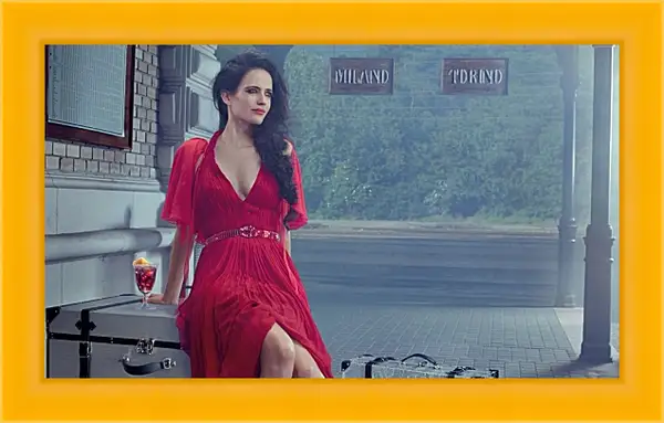 Картина в раме - Ева Грин. Eva Green Картина в раме - Ева Грин. Eva Green