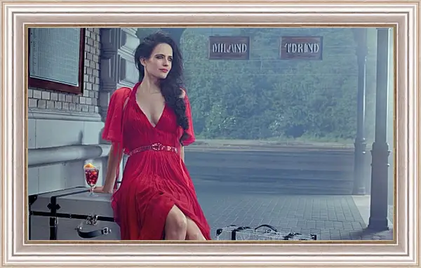 Картина в раме - Ева Грин. Eva Green Картина в раме - Ева Грин. Eva Green