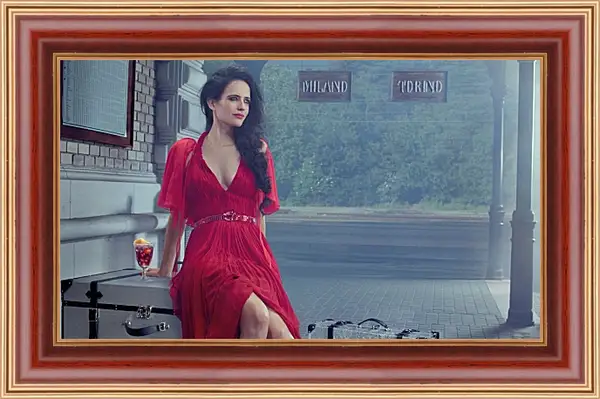 Картина в раме - Ева Грин. Eva Green Картина в раме - Ева Грин. Eva Green