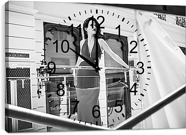 Часы картина - Ева Грин. Eva Green Часы картина - Ева Грин. Eva Green
