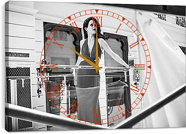 Часы картина - Ева Грин. Eva Green Часы картина - Ева Грин. Eva Green