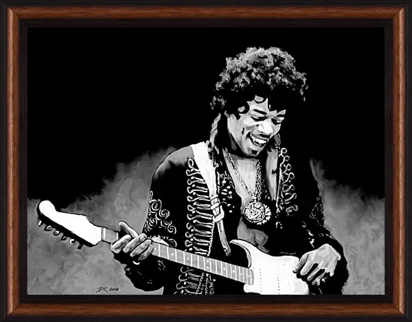 Картина в раме - Джими Хендрикс. Jimi Hendrix Картина в раме - Джими Хендрикс. Jimi Hendrix