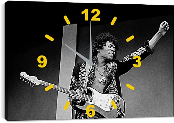 Часы картина - Джими Хендрикс. Jimi Hendrix Часы картина - Джими Хендрикс. Jimi Hendrix