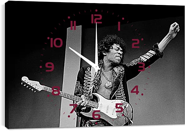 Часы картина - Джими Хендрикс. Jimi Hendrix Часы картина - Джими Хендрикс. Jimi Hendrix