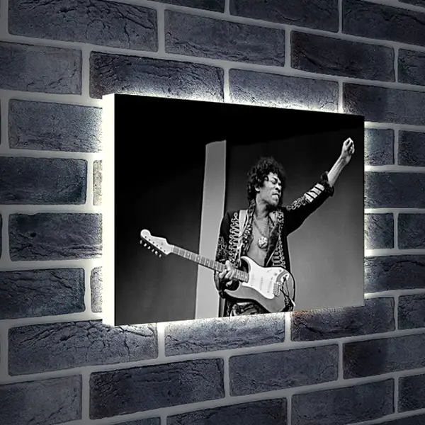 Лайтбокс световая панель - Джими Хендрикс. Jimi Hendrix Лайтбокс световая панель - Джими Хендрикс. Jimi Hendrix