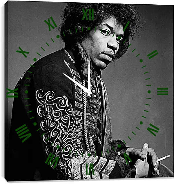 Часы картина - Джими Хендрикс. Jimi Hendrix Часы картина - Джими Хендрикс. Jimi Hendrix