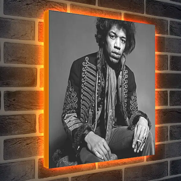 Лайтбокс световая панель - Джими Хендрикс. Jimi Hendrix Лайтбокс световая панель - Джими Хендрикс. Jimi Hendrix