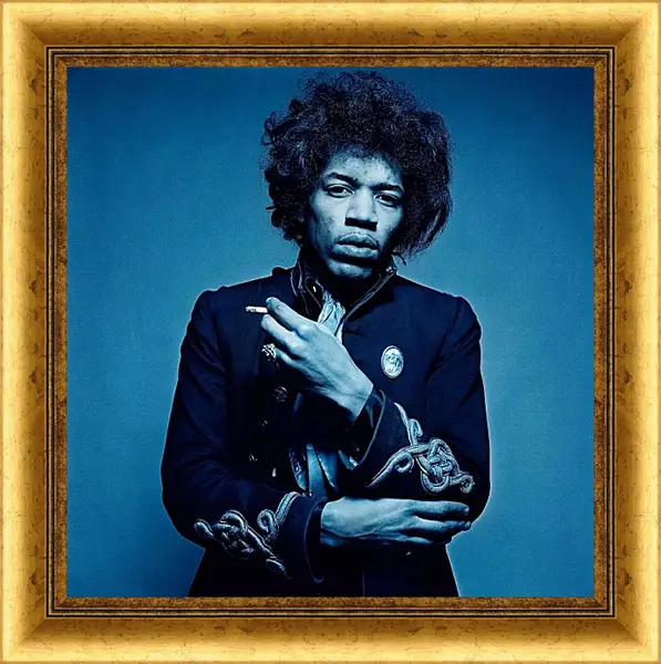 Картина в раме - Джими Хендрикс. Jimi Hendrix Картина в раме - Джими Хендрикс. Jimi Hendrix