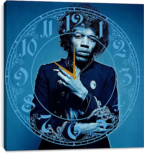 Часы картина - Джими Хендрикс. Jimi Hendrix Часы картина - Джими Хендрикс. Jimi Hendrix