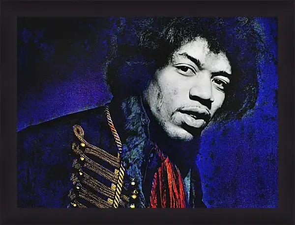 Картина в раме - Джими Хендрикс. Jimi Hendrix Картина в раме - Джими Хендрикс. Jimi Hendrix