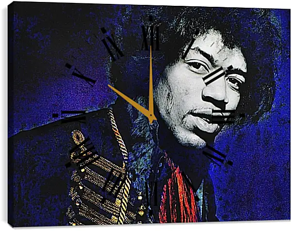 Часы картина - Джими Хендрикс. Jimi Hendrix Часы картина - Джими Хендрикс. Jimi Hendrix