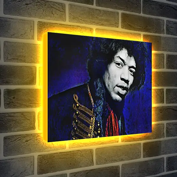 Лайтбокс световая панель - Джими Хендрикс. Jimi Hendrix Лайтбокс световая панель - Джими Хендрикс. Jimi Hendrix