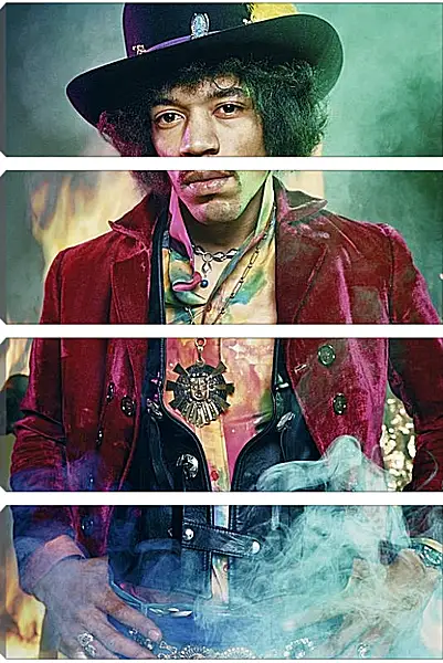 Модульная картина - Джими Хендрикс. Jimi Hendrix Модульная картина - Джими Хендрикс. Jimi Hendrix