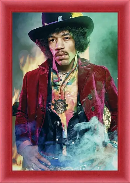 Картина в раме - Джими Хендрикс. Jimi Hendrix Картина в раме - Джими Хендрикс. Jimi Hendrix