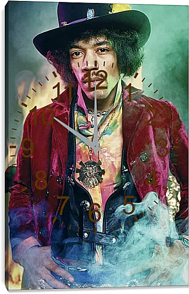 Часы картина - Джими Хендрикс. Jimi Hendrix Часы картина - Джими Хендрикс. Jimi Hendrix