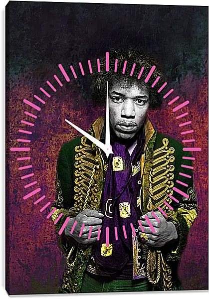 Часы картина - Джими Хендрикс. Jimi Hendrix Часы картина - Джими Хендрикс. Jimi Hendrix