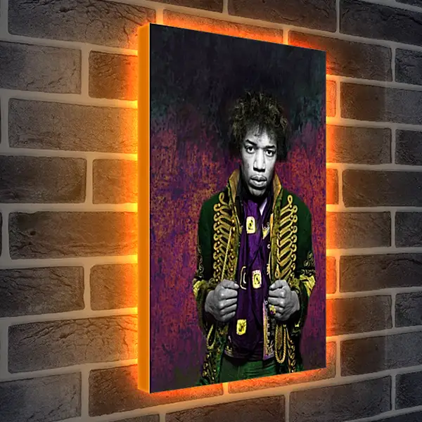 Лайтбокс световая панель - Джими Хендрикс. Jimi Hendrix Лайтбокс световая панель - Джими Хендрикс. Jimi Hendrix
