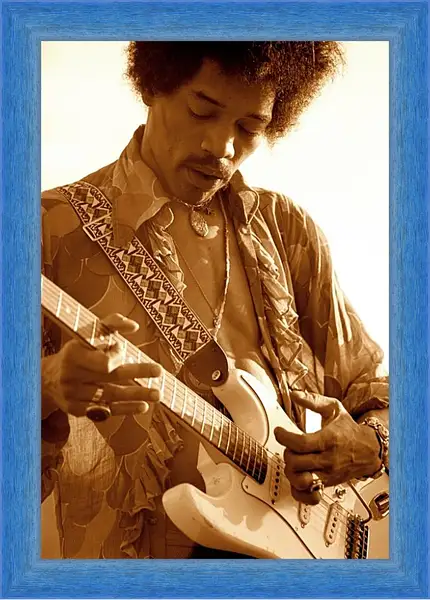 Картина в раме - Джими Хендрикс. Jimi Hendrix Картина в раме - Джими Хендрикс. Jimi Hendrix