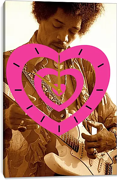 Часы картина - Джими Хендрикс. Jimi Hendrix Часы картина - Джими Хендрикс. Jimi Hendrix