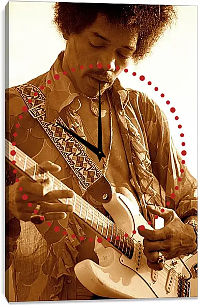 Часы картина - Джими Хендрикс. Jimi Hendrix Часы картина - Джими Хендрикс. Jimi Hendrix