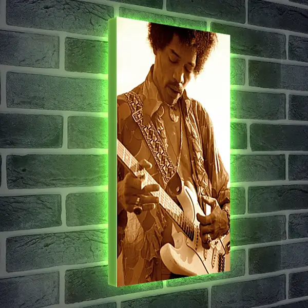Лайтбокс световая панель - Джими Хендрикс. Jimi Hendrix Лайтбокс световая панель - Джими Хендрикс. Jimi Hendrix