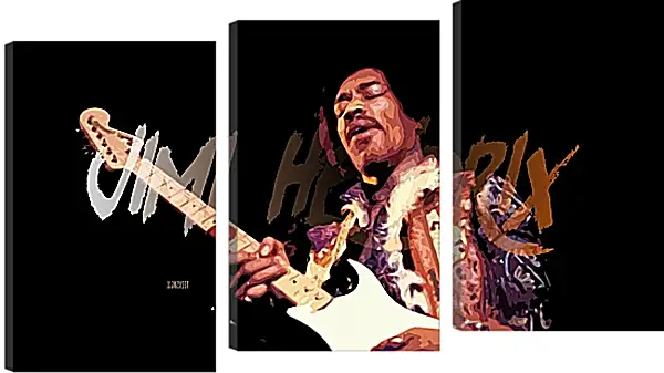 Модульная картина - Джими Хендрикс. Jimi Hendrix Модульная картина - Джими Хендрикс. Jimi Hendrix