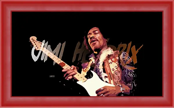 Картина в раме - Джими Хендрикс. Jimi Hendrix Картина в раме - Джими Хендрикс. Jimi Hendrix