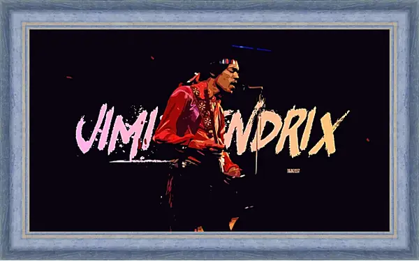 Картина в раме - Джими Хендрикс. Jimi Hendrix Картина в раме - Джими Хендрикс. Jimi Hendrix